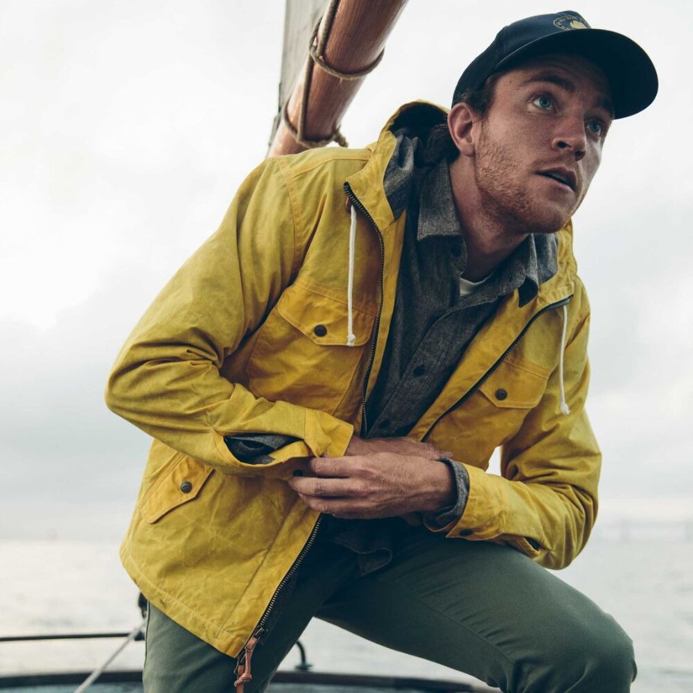 Taylor Stitch The Winslow Parka in Mustard size 36